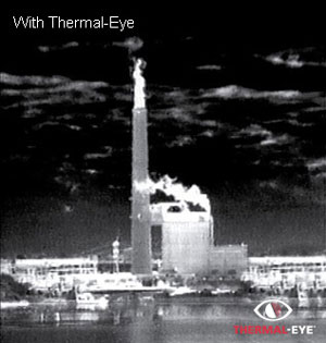 Снято с помощью тепловизора "Thermal-EYE 5000xp"
